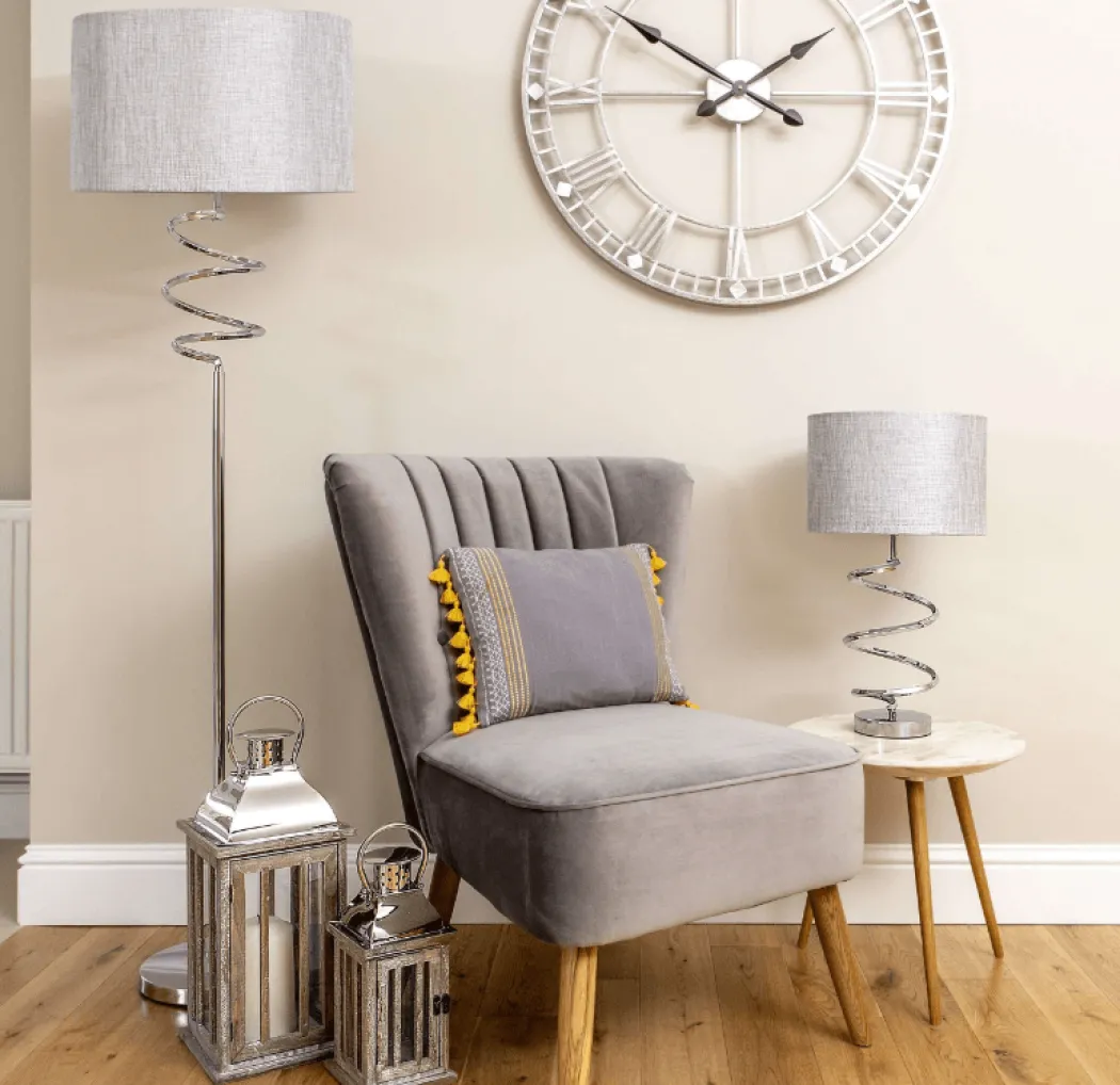 Kasi 54cm Table Lamp Polished Chrome