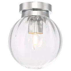 Kavi IP44 Flush Glass Ceiling Light