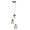 Keaton 3 Light Pendant Concrete Effect Ceiling Light