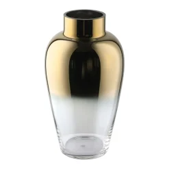 Kenyasi Gold Glass Large Vase