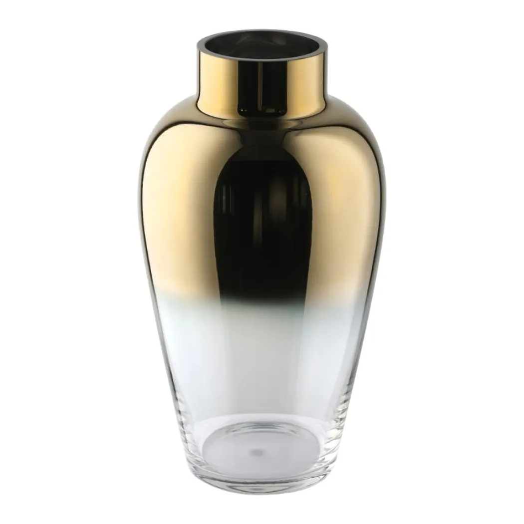 Kenyasi Gold Glass Large Vase