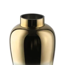 Kenyasi Gold Glass Vase