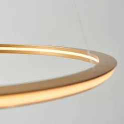 Keren LED Gold Ceiling Pendant