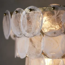 Kimana 9 Light Antique Gold Pendant Ceiling Light