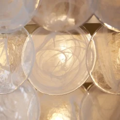 Kimana 9 Light Antique Gold Pendant Ceiling Light