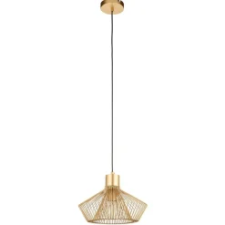 Kimberley 1 Light Gold Pendant Ceiling Light