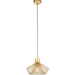 Kimberley 1 Light Gold Pendant Ceiling Light