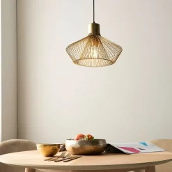 Kimberley 1 Light Gold Pendant Ceiling Light