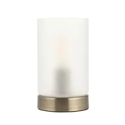 Kingsholm Antique Brass Touch Table Lamp