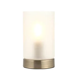 Kingsholm Antique Brass Touch Table Lamp