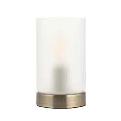Kingsholm Antique Brass Touch Table Lamp