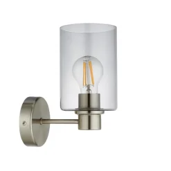 Kingsholm Brushed Satin Nickel Wall Light