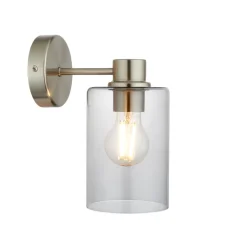 Kingsholm Brushed Satin Nickel Wall Light