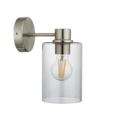 Kingsholm Brushed Satin Nickel Wall Light