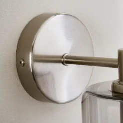 Kingsholm Brushed Satin Nickel Wall Light