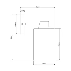 Kingsholm Brushed Satin Nickel Wall Light