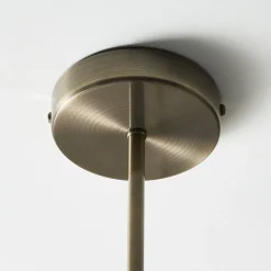 Kingsholm 5-Light Antique Brass Semi-Flush Ceiling Light
