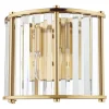 Kiran 2 Light Brass & Crystal Wall Light