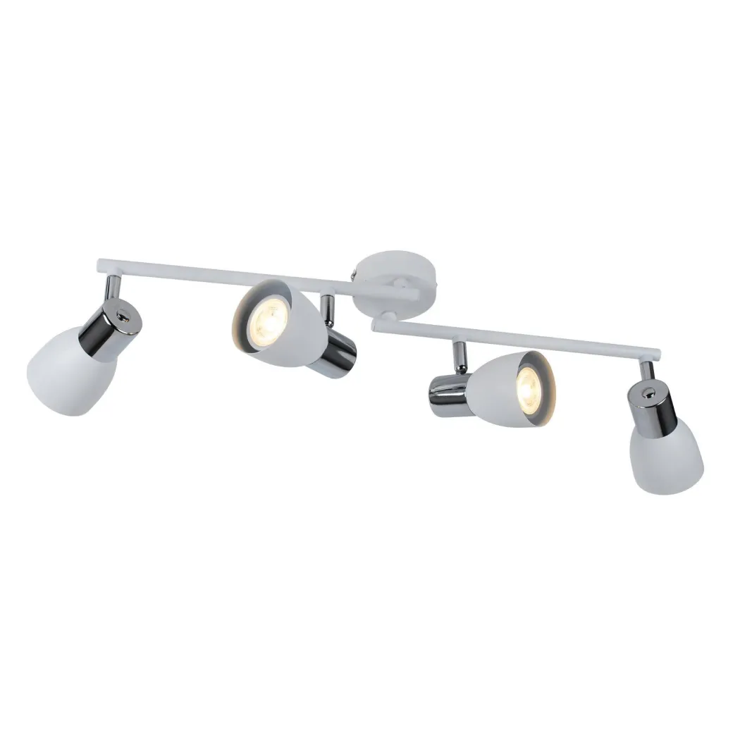Kirst Matt White 4 Light Ceiling Spotlight Bar