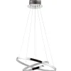 Kline 2 Light Polished Chrome LED Pendant Ceiling Light