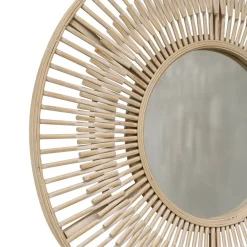 Koppla Round Bamboo Mirror