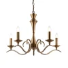 Kora 5 Light Antique Brass Chandelier Ceiling Light