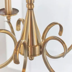 Kora 5 Light Antique Brass Chandelier Ceiling Light