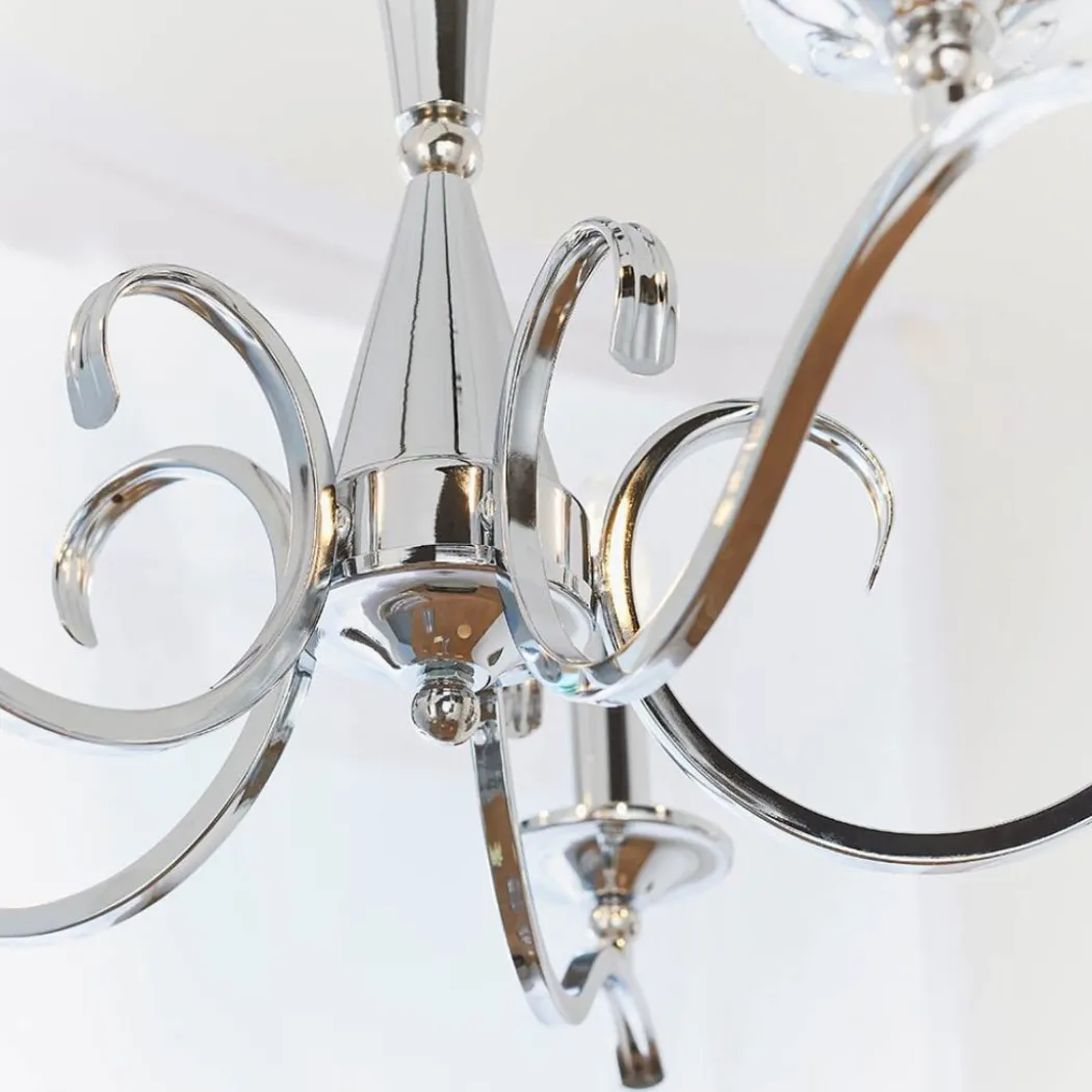 Kora 5 Light Polished Chrome Chandelier Ceiling Light
