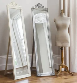 Lambeth 45x179cm Cheval Silver Mirror