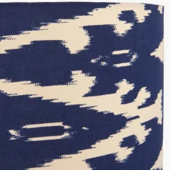 Lars 40cm Blue Ikat Drum Shade