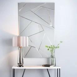 Lecce Rectangular Shatter-Effect Mirror
