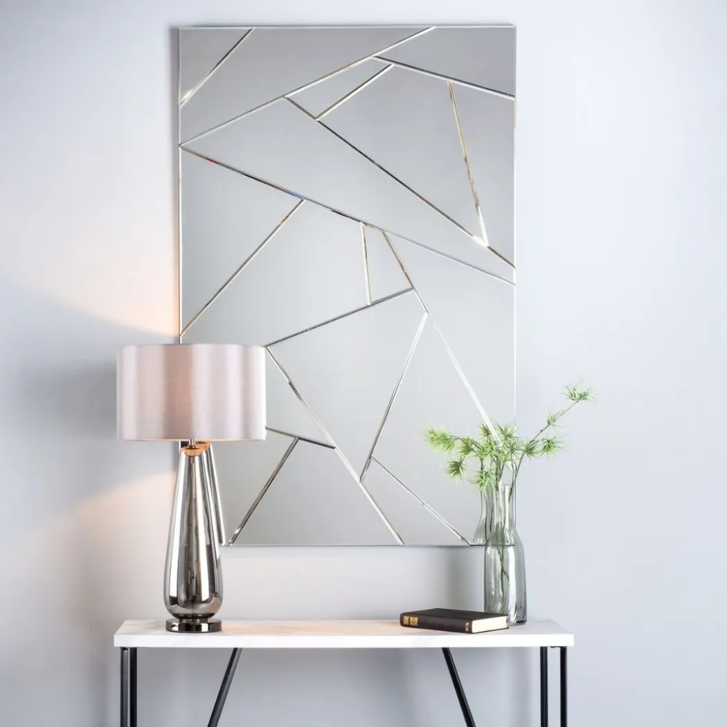 Lecce Rectangular Shatter-Effect Mirror