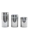 LED Candle Grey Votive (Set of 3)