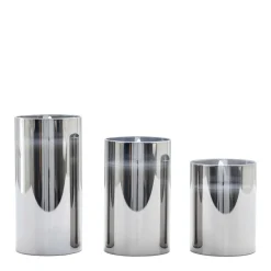 LED Candle Grey Votive (Set of 3)