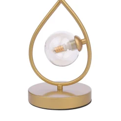 Lena 2 Light Satin Brass Table Lamp