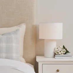 Leora White Table Lamp