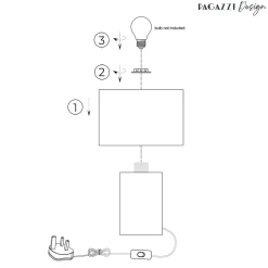 Leora White Table Lamp