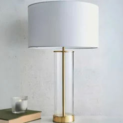 Lessina Gold and Glass Touch Table Lamp