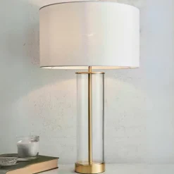 Lessina Gold and Glass Touch Table Lamp