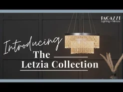 Letizia 2 Light Tiered Scallop LED Pendant Ceiling Light