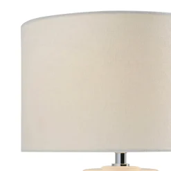 Lewis Taupe & Off White Ceramic Table Lamp