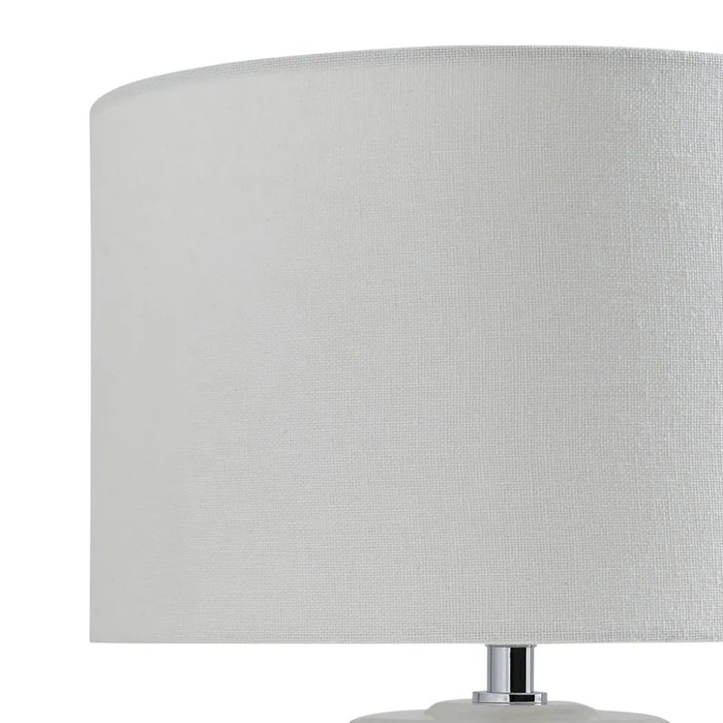 Lewis Taupe & Off White Ceramic Table Lamp