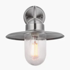 Lilium Outdoor Wall Light Silver