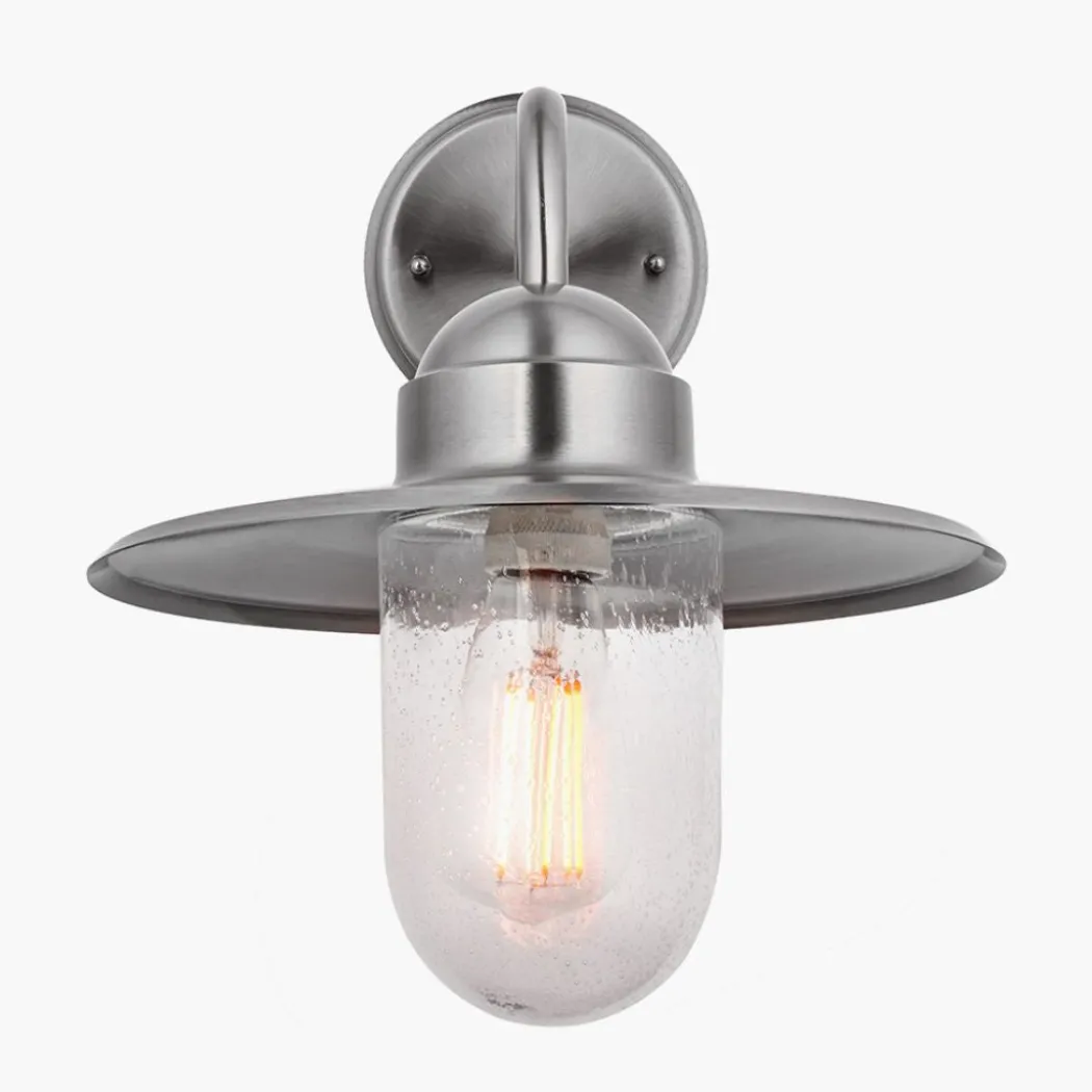 Lilium Outdoor Wall Light Silver