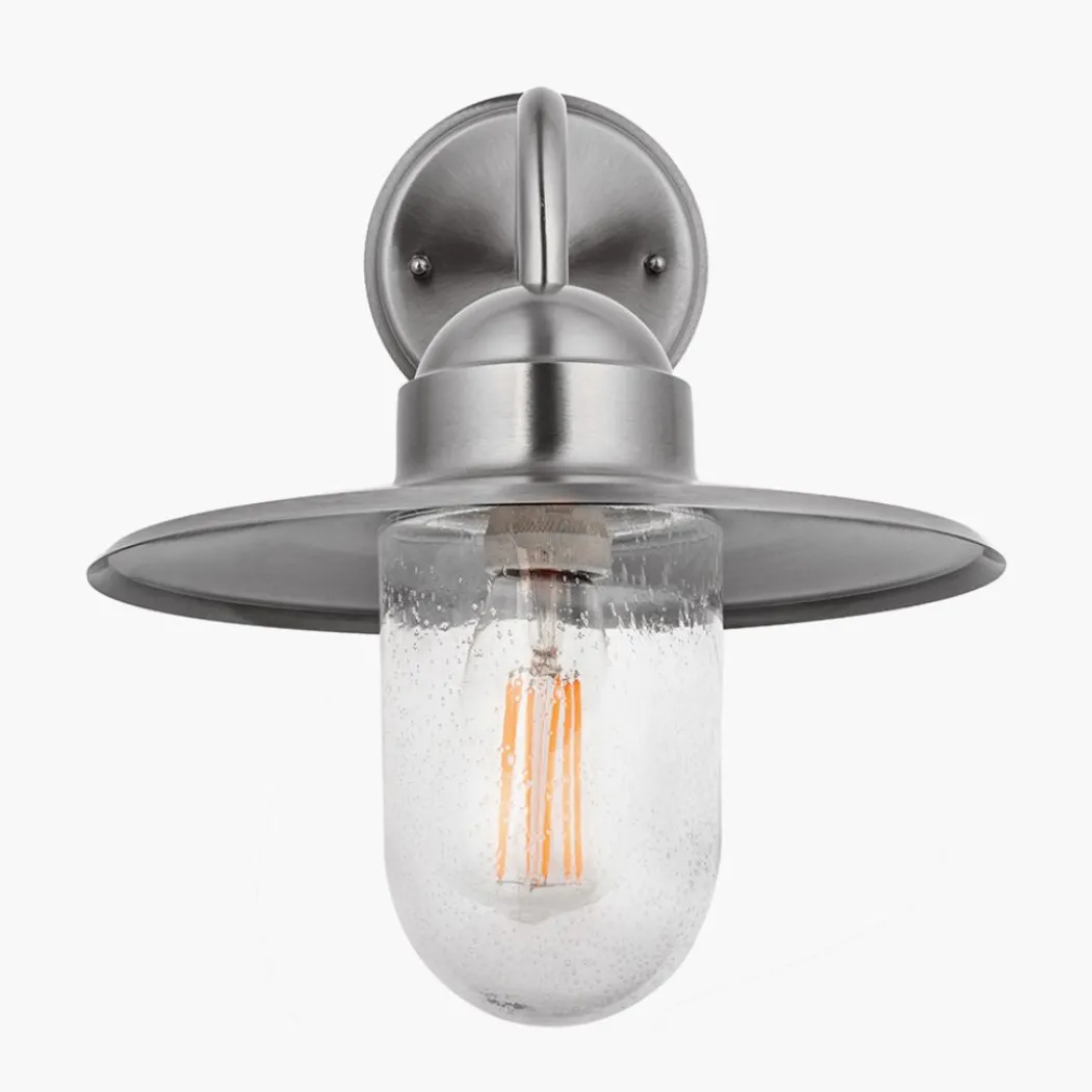 Lilium Outdoor Wall Light Silver