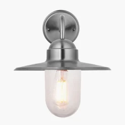 Lilium Outdoor Wall Light Silver