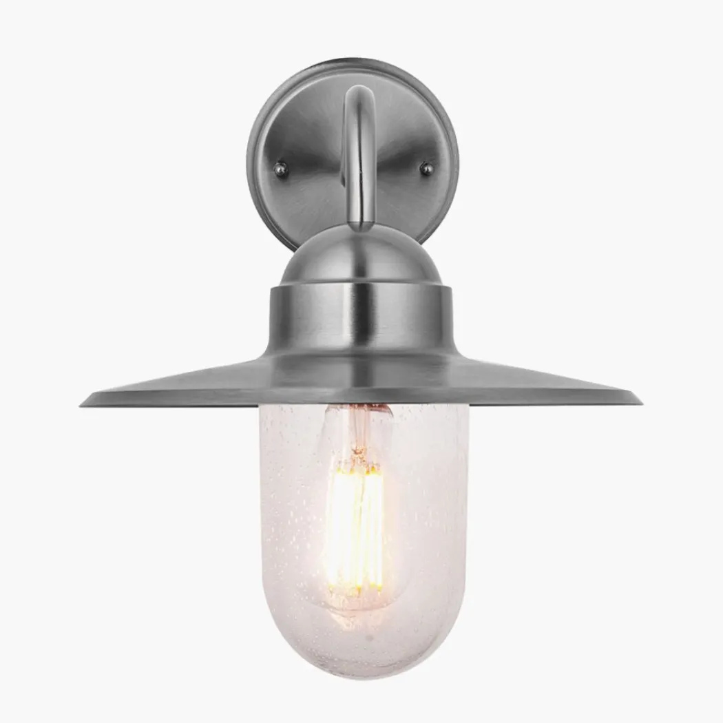 Lilium Outdoor Wall Light Silver