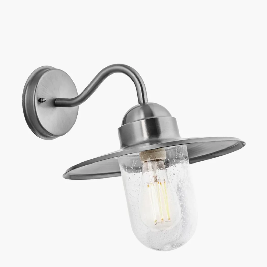 Lilium Outdoor Wall Light Silver