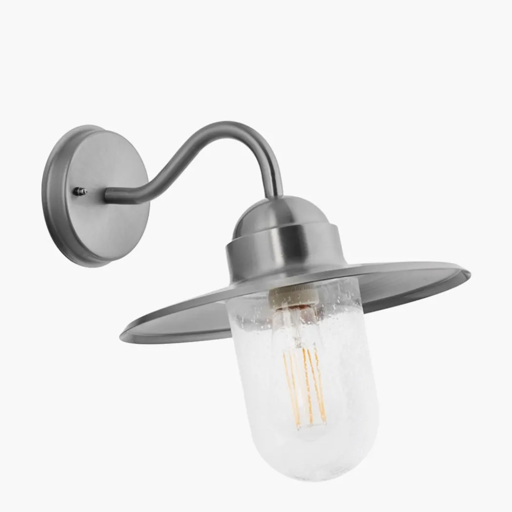 Lilium Outdoor Wall Light Silver