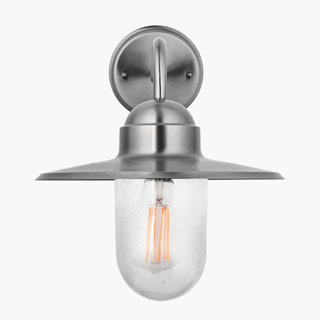 Lilium Outdoor Wall Light Silver